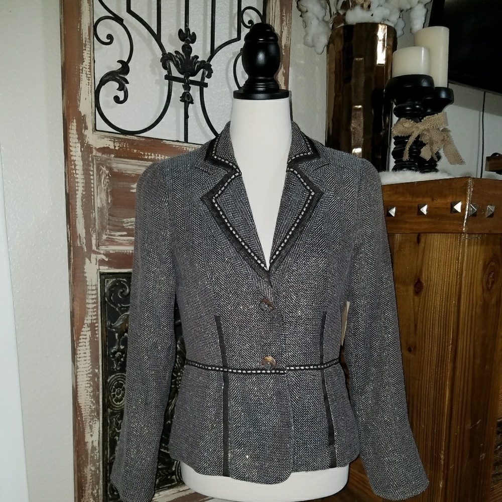 Coldwater Creek tweed jacket